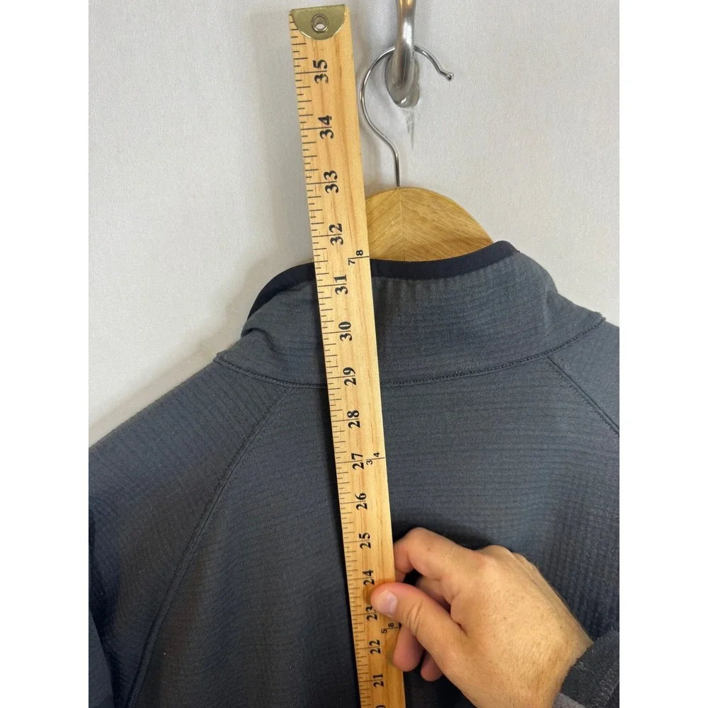 The North Face Mens Borod Full Zip Grid Fleece Jacket Asphalt Grey XXL NF0A2VE1